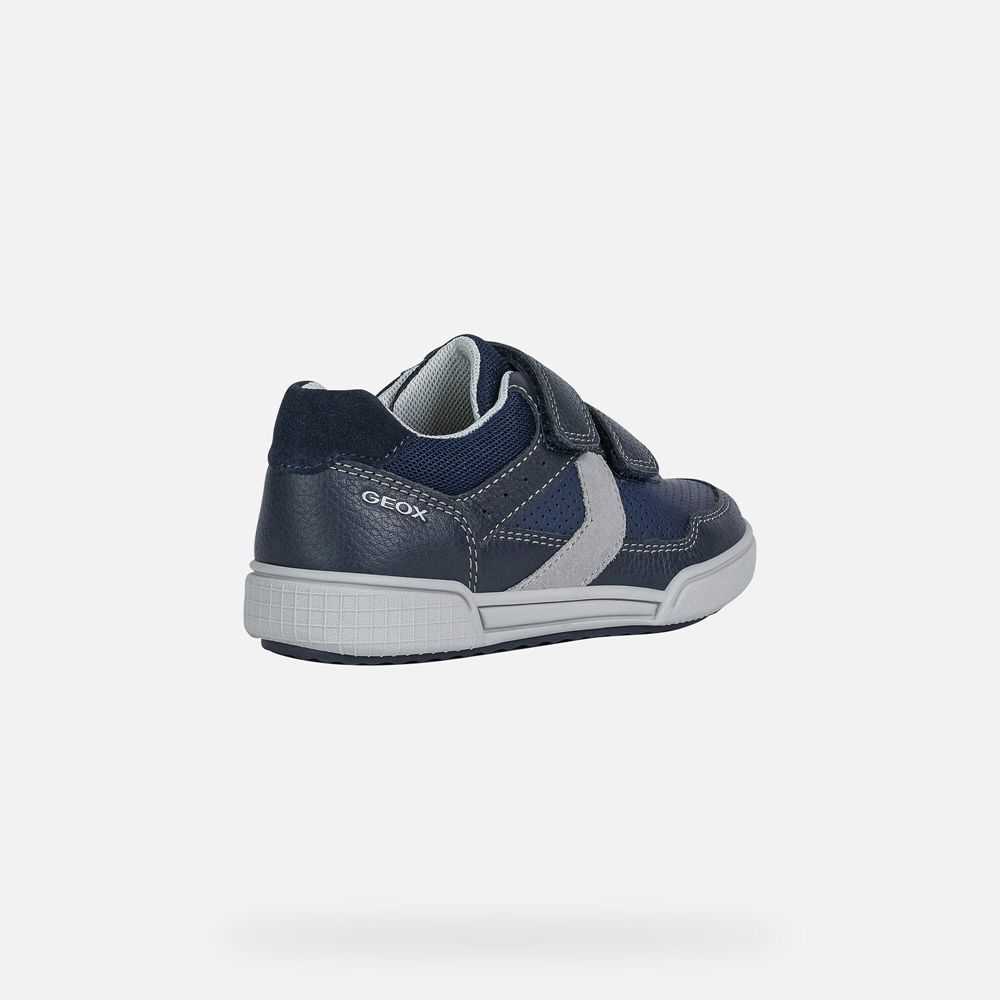 Geox Sneakers Navy Poseido - Geox Boys Shoes - KPQVRW049